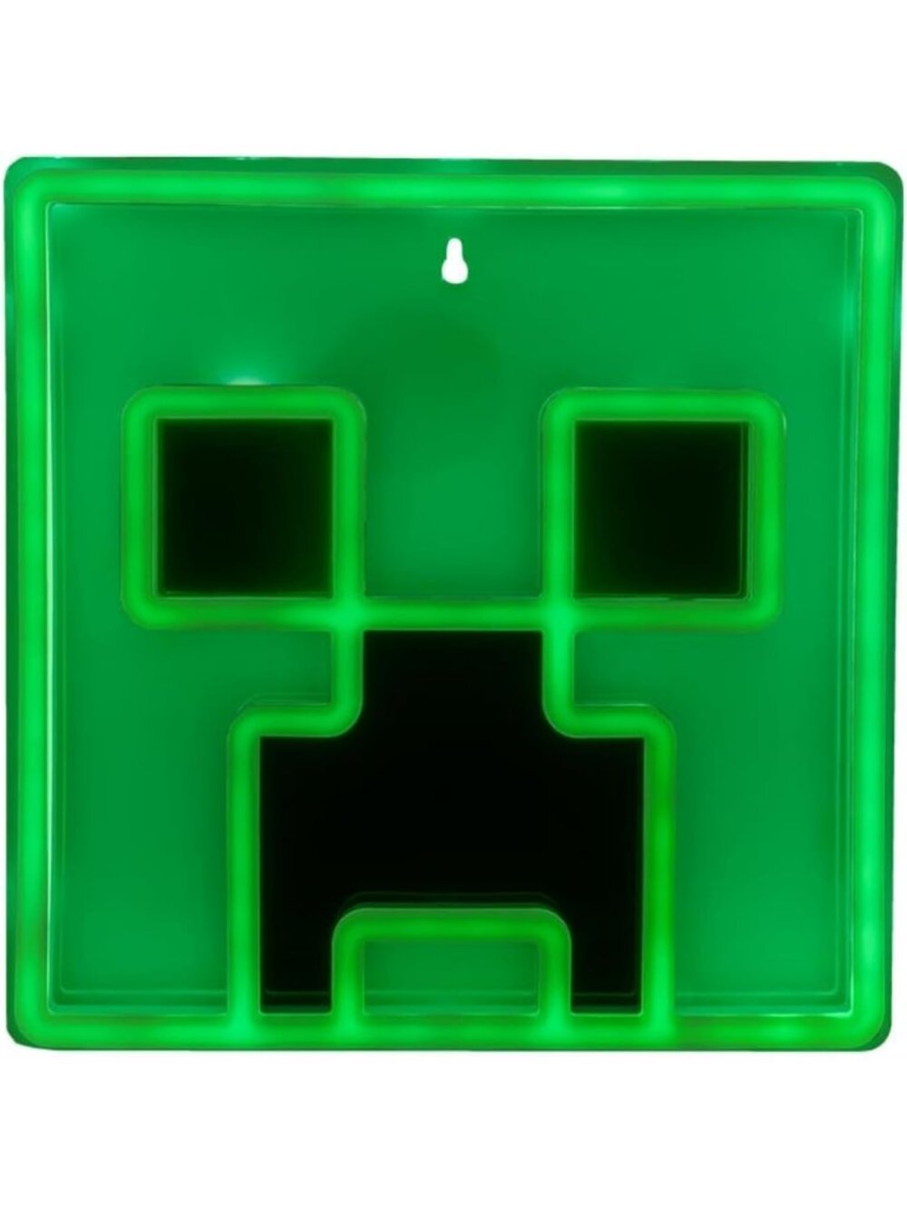 LED Neon Creeper Wall Light - Bright Green Glow, USB Powered, Gamer Decor